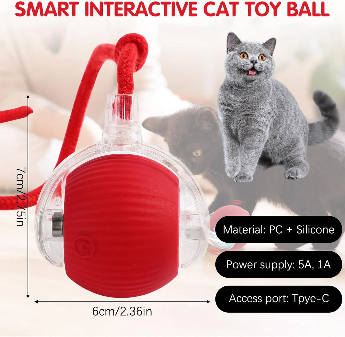 Smart Cat Toy Ball