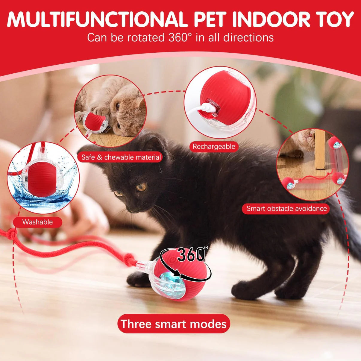 Smart Cat Toy Ball