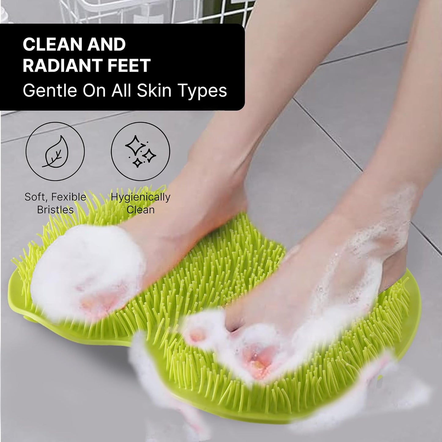 Shower Foot and Back Scrubber (Buy 1 Get 1 Free)