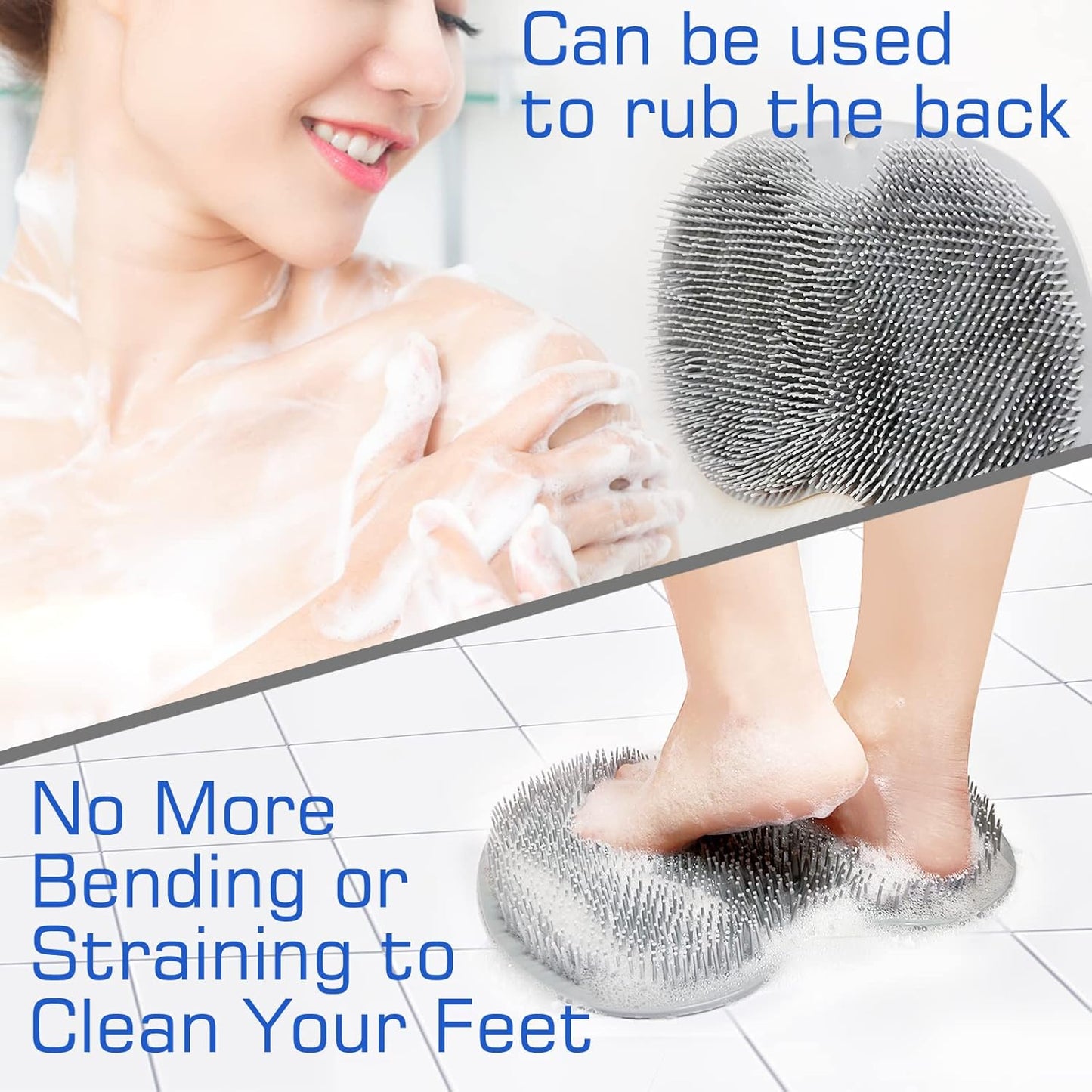 Shower Foot and Back Scrubber (Buy 1 Get 1 Free)