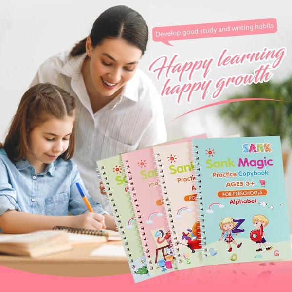 Magic Copybooks for Kids 3+ (Set of 4)
