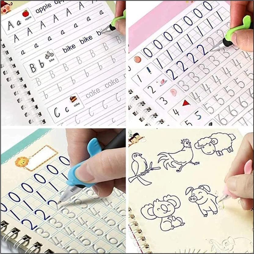 Magic Copybooks for Kids 3+ (Pack of 4)
