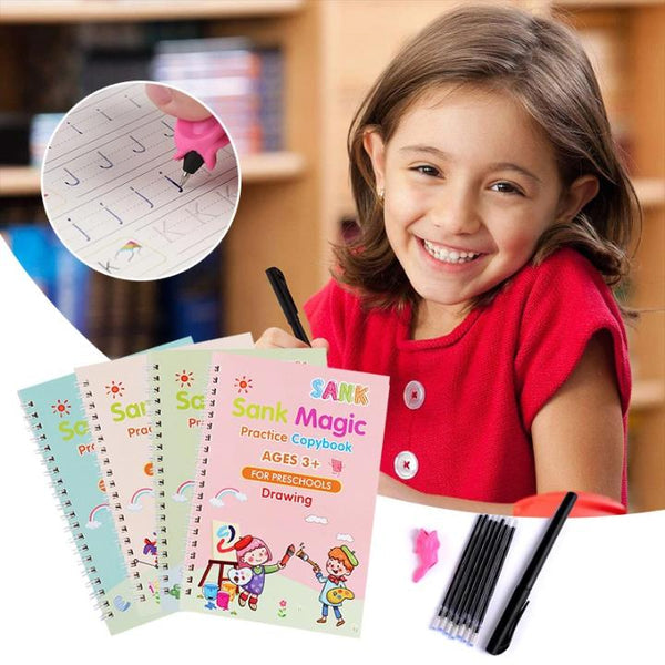 Magic Copybooks for Kids 3+ (Set of 4)